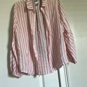 #22 Chico Pink White Striped Size 3